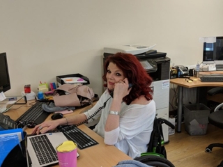 Our lovely Nicky has finally made it back to the office after a long period of illness, it&#039;s so good to have her back in to boss us around!