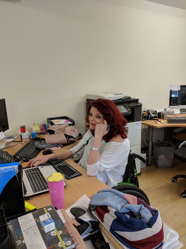 Our lovely Nicky has finally made it back to the office after a long period of illness, it's so good to have her back in to boss us around!